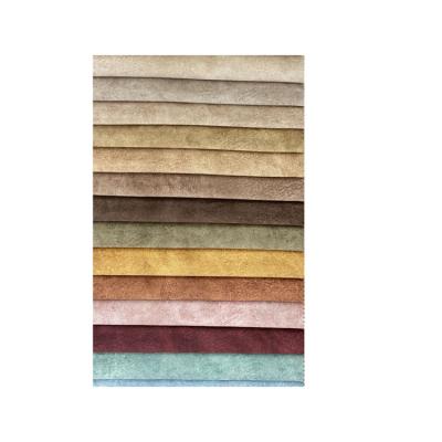 China Custom Color Shrink-Resistant 100% Polyester Printed Suede Faux Suede Upholstery Fabric Top Selling Weft Fabric for sale