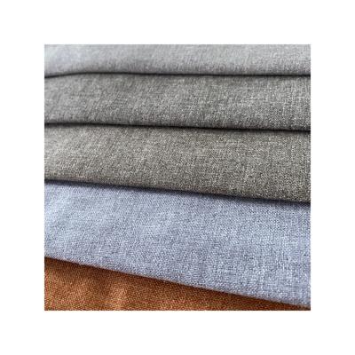 China Factory Breathable Cheap Price Sheer Linen Fabric Plain Dyed Color Breathable Shrink-Resistant Water Soluble Furniture Fabric for sale