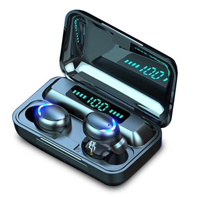 China Perfect Sound Wireless Earphone V5.0 TWS Mini Earbuds Earbuds LED Power Display Hi-Fi Headphones Waterproof F9-5B Headphones for sale