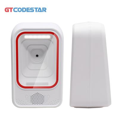 China New 2D ABS+PVC+PC High Performance QR Code Reader Fast Scanning Wireless Desktop Barcode Scanner for sale