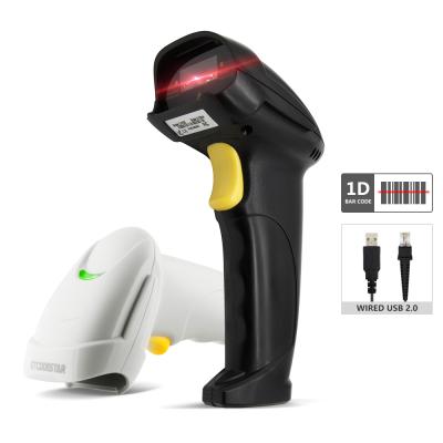 China Manufacturer Barcode Reader Laser Android Portable Scanner Wired 1D Barcode Scanner A4 for sale