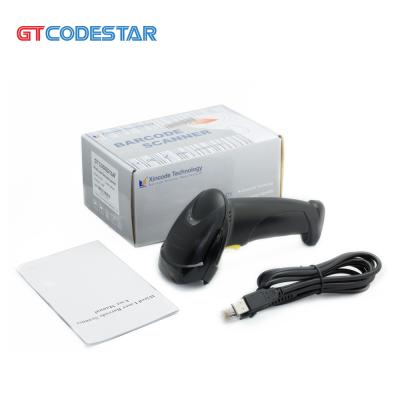 China Cable USB Laser Barcode Scanner A4 By Factory Price 1D Barcode Barcode Reader Scanner for sale