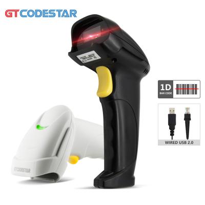 China Factory supply high speed laser scanner wired 1D A4 barcode scanner handheld barcode reader for sale