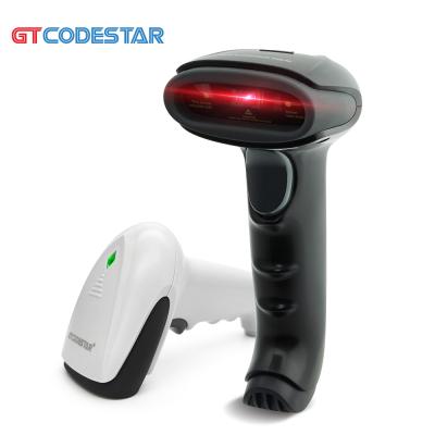 China Factory Customization Wireless Barcode Scanner Long Range 2.4G 1D Laser Barcode Scanner A4 for sale