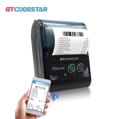 China GTCODESTAR Mini Thermal Printer Portable Wireless Receipt Mini 58MM Printer Machine For Android IOS for sale