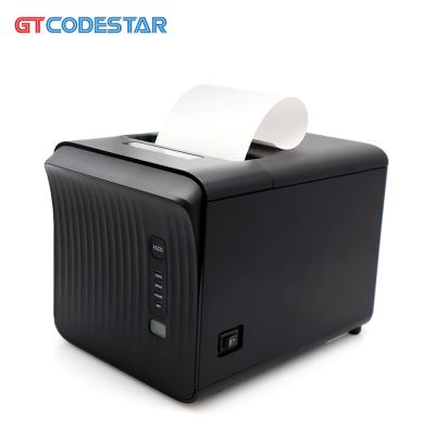 China Printer 80mm USB Port POS Software Loyverse Speed ​​Printing GTCODESTAR 250mm/s Thermal Receipt Printer 80mm BT Wifi Black and White for sale