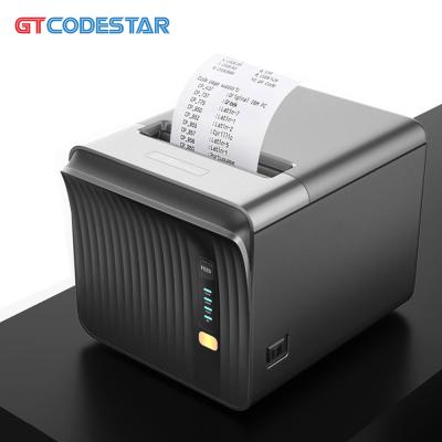 China USB Lan Com BT Wifi Black and White High Speed ​​Port 80mm Thermal Printer Receipt POS Printer for sale