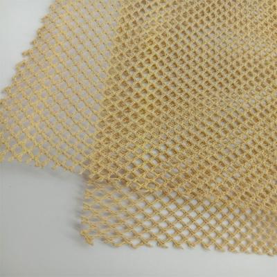 China Factory Supply of Water Resistant Mesh Fabric Fire Resistance Aramid 1414 High Strength Breathable Mesh Fabric Flame Retardant for sale