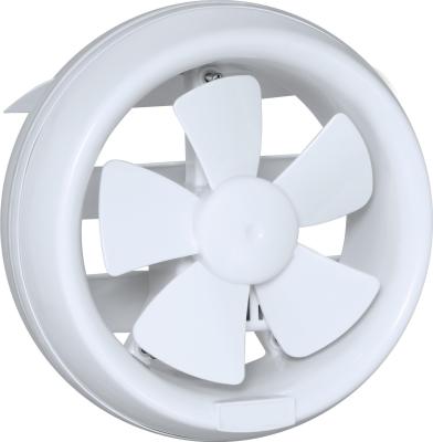 China Building Material Shops 6 Inch Round Plastic Louver Glass Window Exhaust Fan for sale