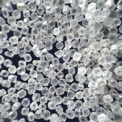 China Wholesale HTHP Diamond Lab Grown Diamond Synthetic Earring Rough White Diamond Uncut Grade B 20% Polished for sale