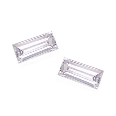 China Earring Baguette Shape Lab Grown Diamond Fancy cut DEF white Color VS VG 0.02ct-0.4ct Size 2*1mm-6*3mm for wedding rings for sale