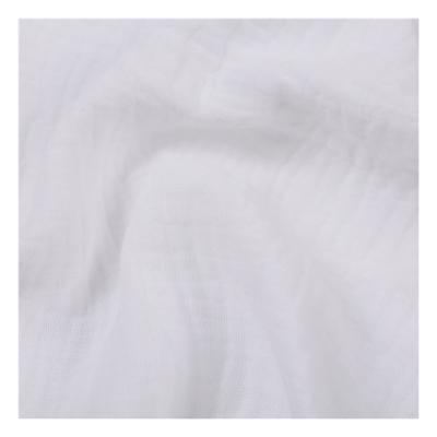 China Double faced moisture-absorbing-moisture 100% cotton muslin crepe fabric 100% double gauze fabric optional for baby for sale