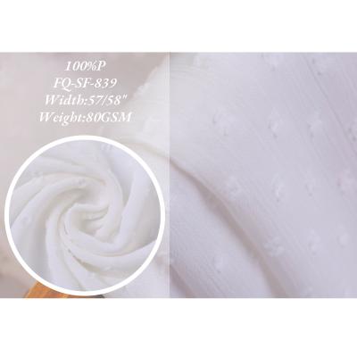 China 2022 New Trend Stretch Stitch Pattern 100% Polyester Chiffon Crepe Fabric Shrink-Resistant For Blouse for sale