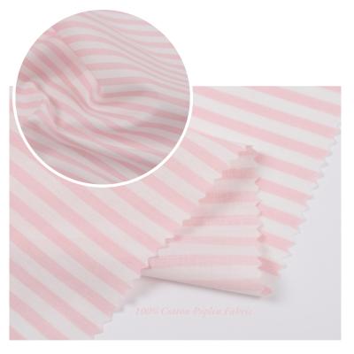 China Price Sustainable Customized 100% Woven 105gsm 40S Cotton Poplin Fabric For Pajamas for sale