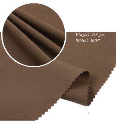 China Durable Design 255gsm Stretch Waterproof Cotton Khaki Backing Twill Fabric For Blouse for sale