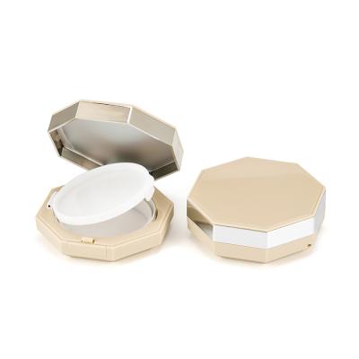 China Recycled Materials Air Cushion BB Beige Octagonal Cream CC Cream Packaging Empty Plastic Box for sale