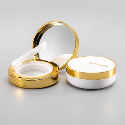 China Recycled materials 15g cc powder white BB cream liquid base pattern air cushion cosmetic empty box for sale