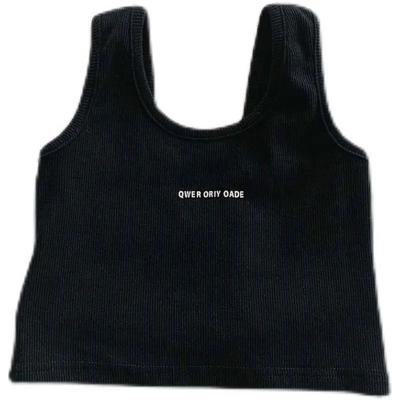 China Polyester / Cotton Summer Children'S Cute Double Breasted Vest Top Begging Shirt for sale