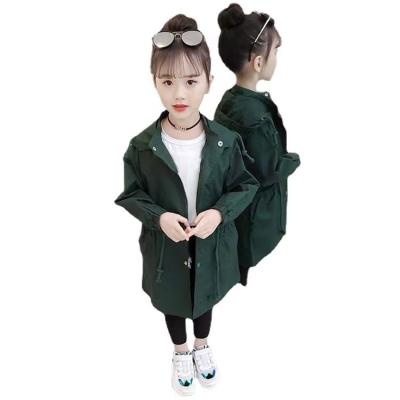 China Anti-wrinkle add new cotton thick kids clothes casual oversized girls jackets fashion long trench coat for kids hoodie for sale