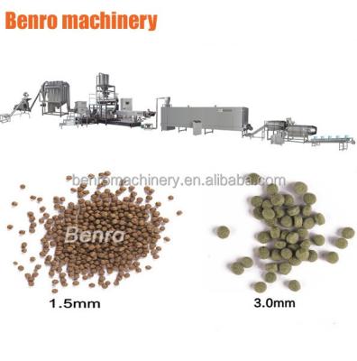 China Make Animal Feed High Automatic Fish Feed Pellets Food Processing Machine Factory Price for sale