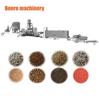 China Make Animal Feed Best Quality Floating Fish Feed Pellet Extruder Automatic Sinking Machine for sale