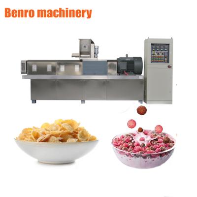 China Oat Flakes Breakfast Cereal Full Automatic Oats Corn Flake Machine Breakfast Cereal Production Line Puff Extruder Made in China for sale