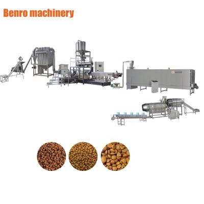 China Automatic dog/cat/fish pet food machine china pet food machine dog feed extruder for sale