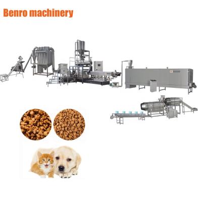 China Automatic Dry Dog/Cat Pet Food Fish Processing Line/Dog Cat Food Processing Machine Fish Feed Processing Machinery for sale