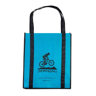 China Wholesale custom printed eco-friendly nonwoven bag handled good quality logo grocery tote bag in shopping bags for sale