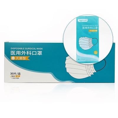 China Adult customized medical mask en14683 3 ply black non-sterile medical shape disposable mask multicolor for sale