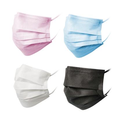 China Adult Colored Safety 3-Ply Blue Face Mask Disposable Surgical Mask Fabric Protective Surgical Medical Mask for sale