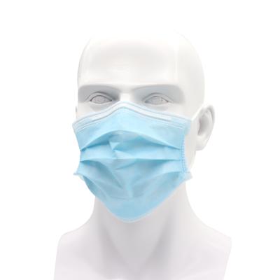 China Adult hot sale: 3/4 layer non-sterile medical surgical earloop face mask for sale