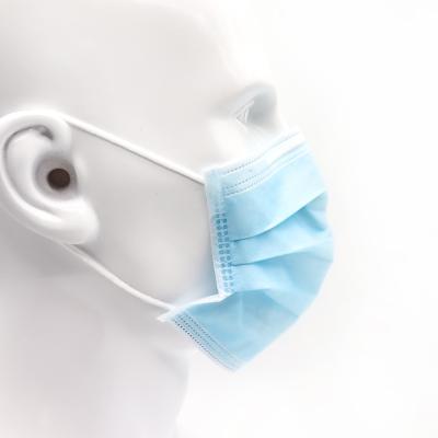 China Adult High Effiency Street Care BFE99 Disposable 3 Ply Ear Loop Surgical Mask Manufacturers For Protection for sale