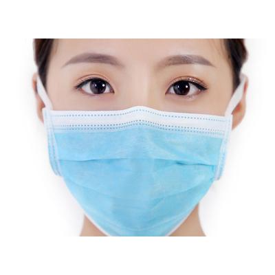 China Adult Tie Backs Long Strip YY0469 3 Layer Guangzhou Disposable Surgical Face Mask for sale