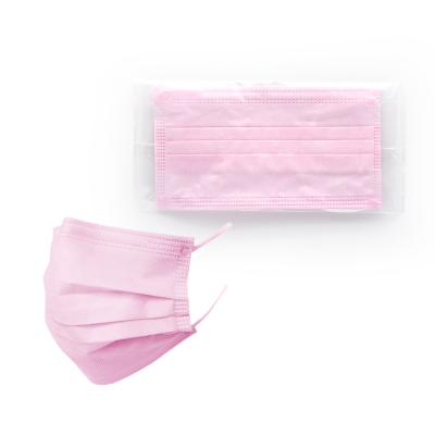 China Adult Ready To Ship Face Mask EN14683 Disposable Medical Pink Surgical Pink CE IIR TYPE for sale