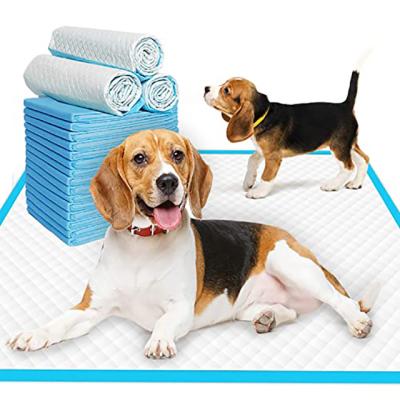 China Super Hot Sale Amazon Pee Pads Water Viable Absorption 5-Layer Disposable Pet Puppy Training Pads for sale