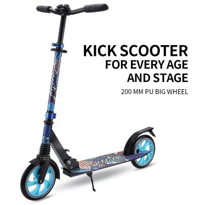 China Men Big Wheel Brake Aluminum Frame City Adult Urban Kick Scooter With Suspension for sale