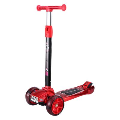 China Child Kids Scooter Extra Size Platform PU Wheels 3 Wheels Moped Flashing Scooter For Children for sale