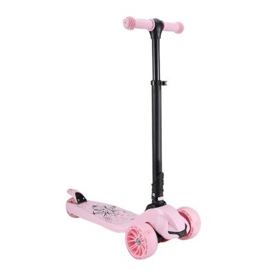 China Foldable Pink Kid Gliding Skate Scooter For Kids With 3-12 Years Kids for sale