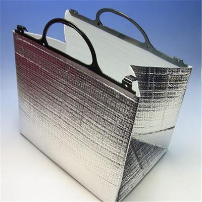 China Aluminiumfolie-Nahrungsmittelthermische Taschen, Thermal isolierten Taschen mit tragbarem Griff zu verkaufen