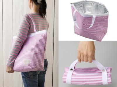 China Polyester Zippered Food Thermal Bags , Cooler Lunch Bag Take Out Reusable for sale