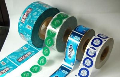 China Colorful Laminated Cookie Plastic Film Rolls , High Barrier Foil Film Rolls for sale