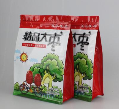 中国 ジッパーおよびガセットが付いている平底の側面の袋袋を印刷する Flexo 販売のため