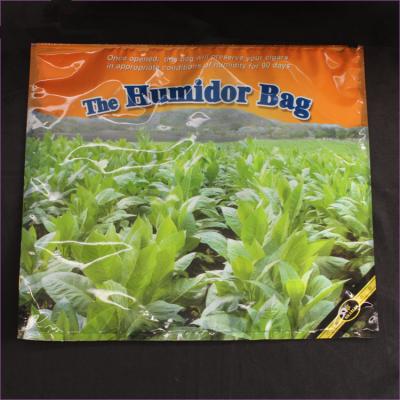 China Promotion Plastic Zipper Bags Cigar Humidor Bags Moisture Proof for sale