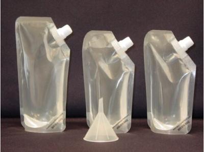 China Transparent 3 Layers Laminated Material Clear Plastic Pouches For Liquids for sale