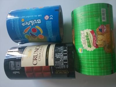 China Vegetable / Snack Food Packaging Plastic Film Rolls Personalised Colored for sale