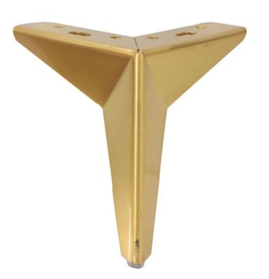 China Modern Vintage Metal Gold Color Furniture Cabinet Modern Table Sofa Leg Feet for sale