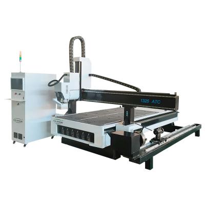 China Acrylic Wood PVC Engraving Machine 1325 Wood Cutting 3axis CNC Router Wood Working CNC ATC Router For Sale for sale