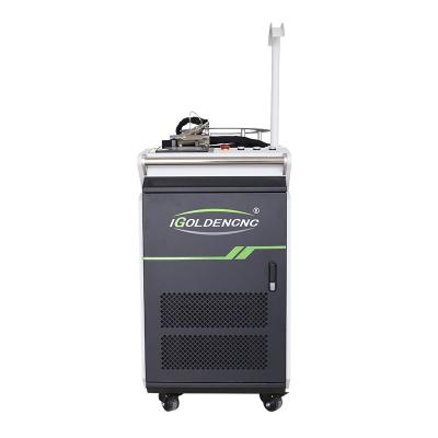 China Handheld pvc igoldencnc 200w fiber laser cleaning machine for sale