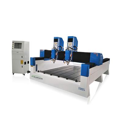 China Construction worksÂ   3d top router atc double axis stone cnc router 1325 stone cnc router stone and marble for sale